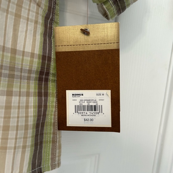 NWT Sonoma Men’s Long Sleeve Button Down shirt Size Medium - Picture 5 of 5